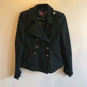 Say What? Black Pea Coat